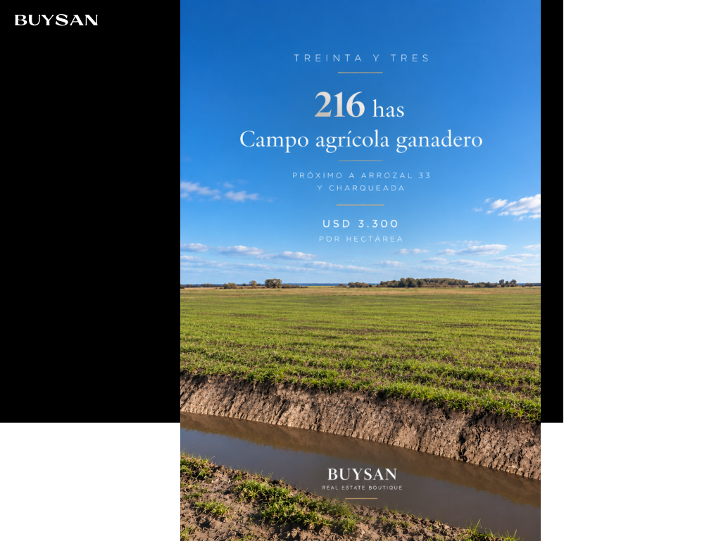 Venta  Treinta y Tres Treinta y Tres